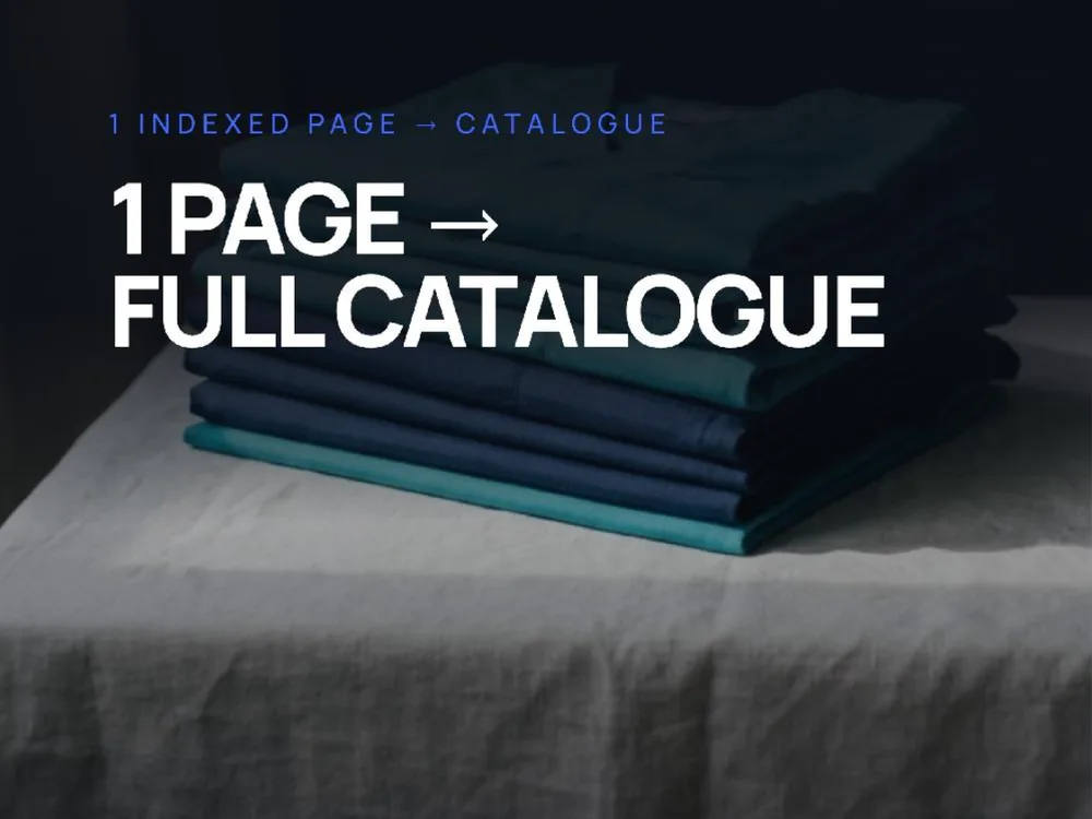 Cover slide: Wix SEO Rebuild: From 1 Indexed Page to a Search-Ready Store